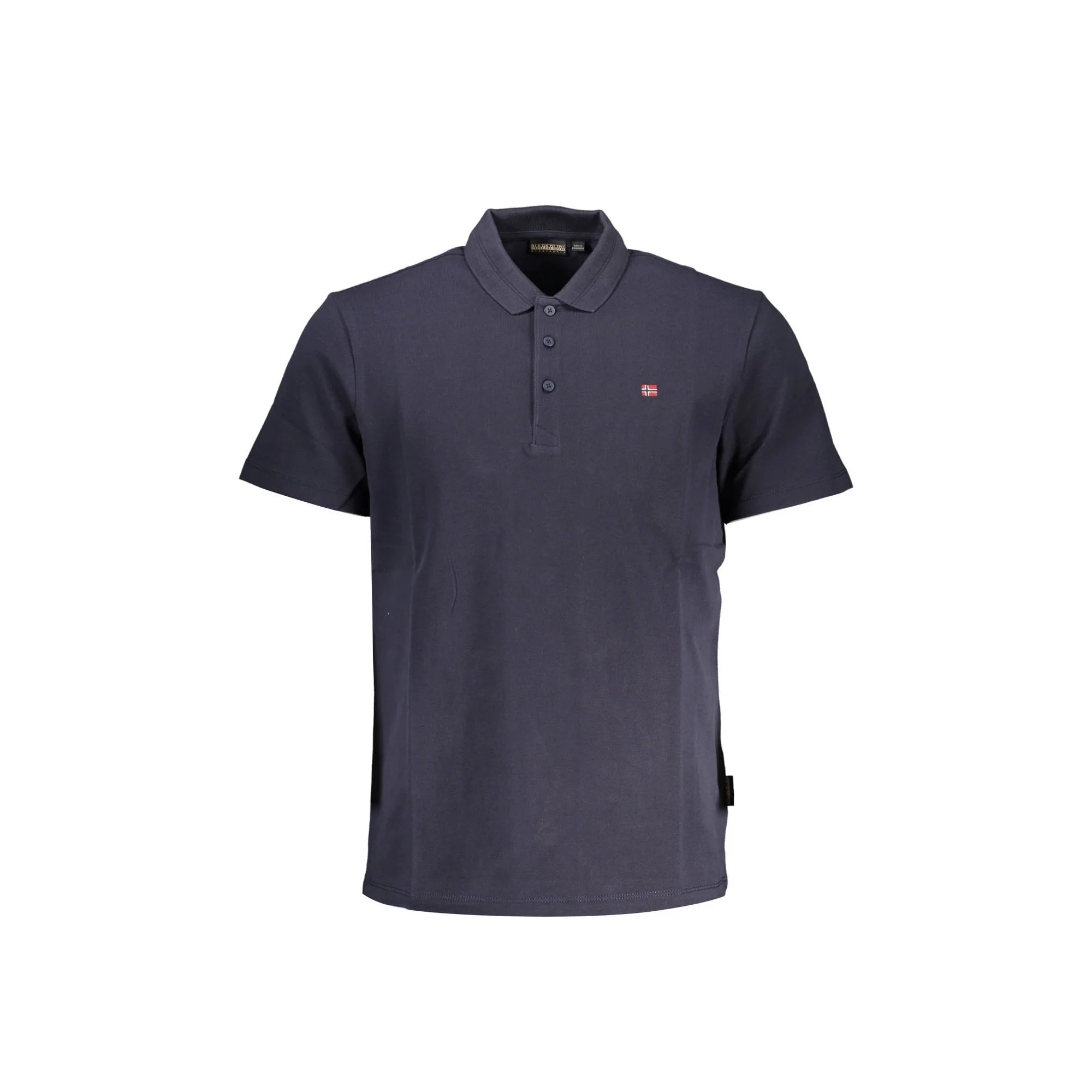 Napapijri Polo Maniche Corte Uomo Blu Ricamo - foto prodotto